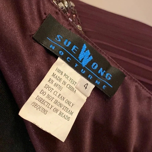 Sue Wong maxi evening dress size 4 - Picture 6 of 6